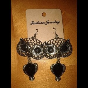 LAST CHANCE SALE!! Chunky Owl Dangle Earrings